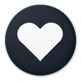 Herz ♥ Heart ♥ Herzen ♥ Hearts retro Keramikknauf