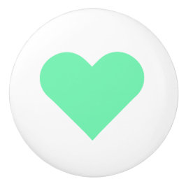 Herz ♥ Heart ♥ Herzen ♥ Hearts retro Keramikknauf