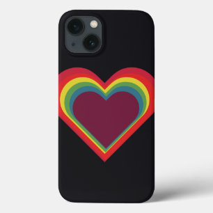 Herz ♥ Heart – Rainbow Colors – Regenbogenfarben Case-Mate iPhone Hülle