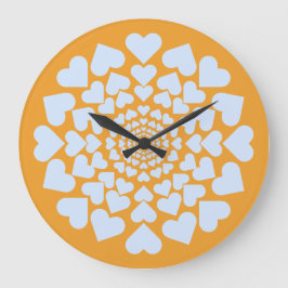 Herz ♥ Heart Sun Große Wanduhr