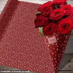 Herz - Hellrosa am Roten Ombre Geschenkpapier<br><div class="desc">Hört in verschiedenen Rot- bis Hellrosa-Tönen auf dunkelrotem Hintergrund. Weitere Farbwege sind verfügbar.</div>