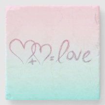 Herz + Herz = Liebe
