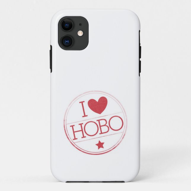 (Herz) HOBO I Case-Mate iPhone Hülle (Rückseite)