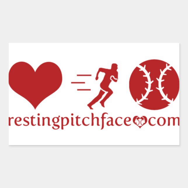 Herz, Hustel, HBP-Aufkleber Rechteckiger Aufkleber (Vorderseite)