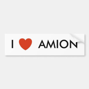 Herz, I       AMION Autoaufkleber