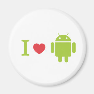 Herz I Android Magnet