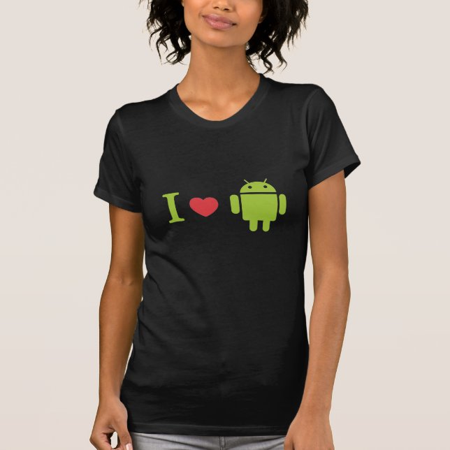 Herz I Android T-Shirt (Vorderseite)