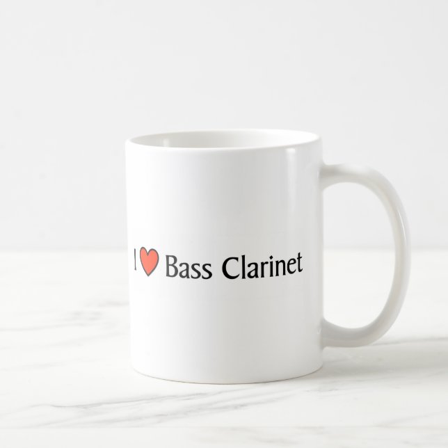 Herz I Bassklarinette Kaffeetasse (Rechts)