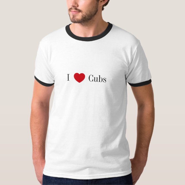 Herz I CUB-Wecker T-Shirt (Vorderseite)
