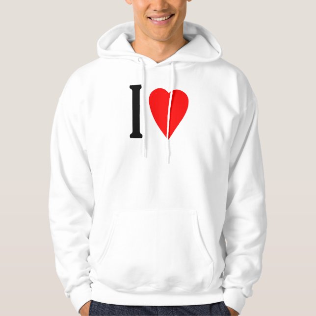 Herz I D.I.Y Hoodie (Vorderseite)