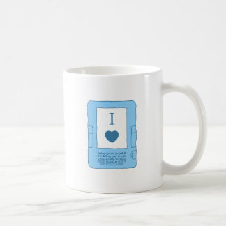 Herz I ebooks (blau) Tasse