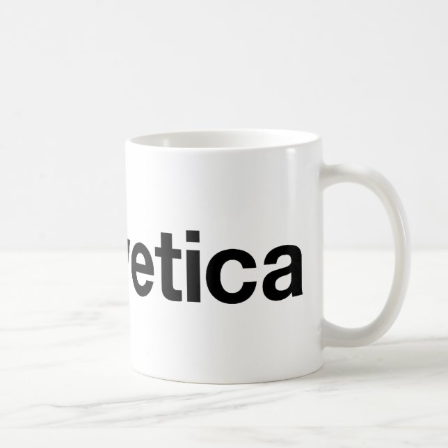 Herz I Helvetica Tasse (Rechts)