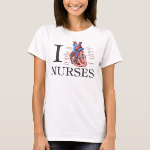 Herz I Krankenschwestern T-Shirt