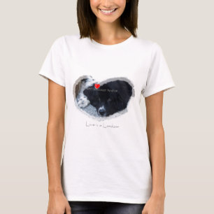 Herz I landseer Neufundland-T - Shirt