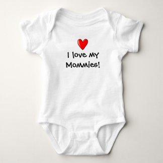 Herz, i-Liebe meine Mamas! Baby Strampler