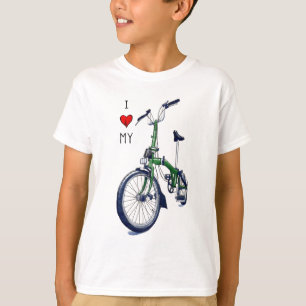 Herz I mein Brompton (Grün) T-Shirt