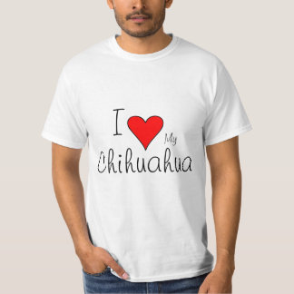 Herz I mein chichuahua T-Shirt