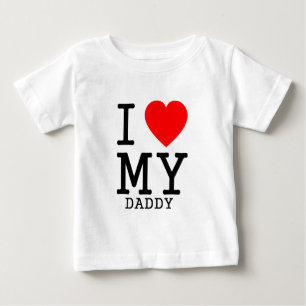 Herz I MEIN Vati Baby T-shirt