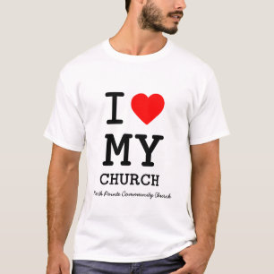 Herz I meine Kirche T-Shirt