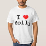 Herz I Molly T-Shirt<br><div class="desc">Molly ist eine Hölle eines Mädchens!</div>