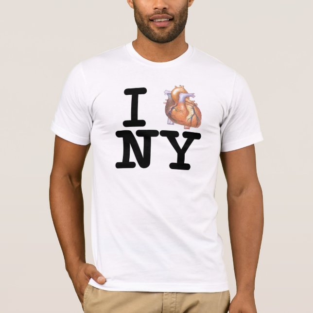 Herz I ny T-Shirt (Vorderseite)