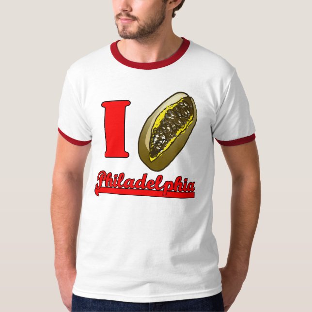 Herz I Philly Cheesesteaks-T - Shirt (Vorderseite)