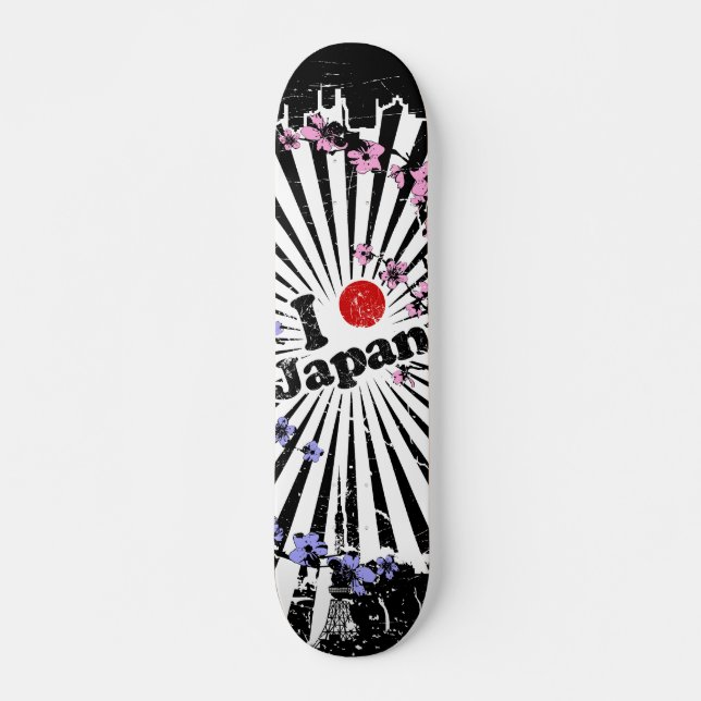 Herz I (Punkt) Japan Skateboard (Vorne)