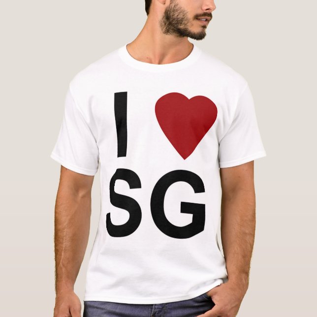Herz I sg T-Shirt (Vorderseite)