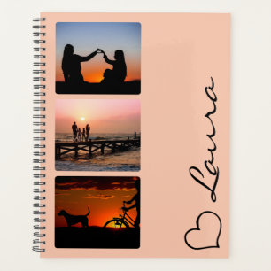 Herz Ihr Name Foto Schriftart Individuelles Gesche Planer