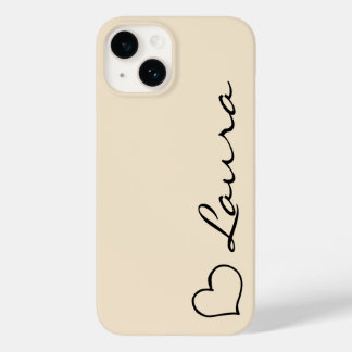 Herz Ihr Name Skript Individuelles Geschenk iPhone Case-Mate iPhone 14 Hülle
