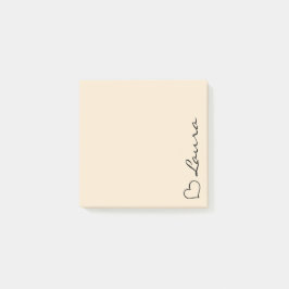 Herz Ihre Namen Schrift benutzerdefinierte Geschen Post-it Klebezettel