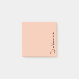 Herz Ihre Namen Schrift benutzerdefinierte Geschen Post-it Klebezettel