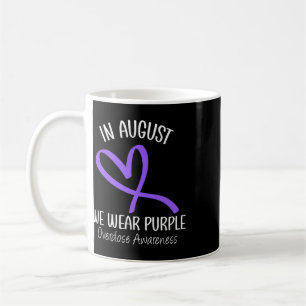 Herz im August Wir tragen lila Überdosierungsbewus Kaffeetasse