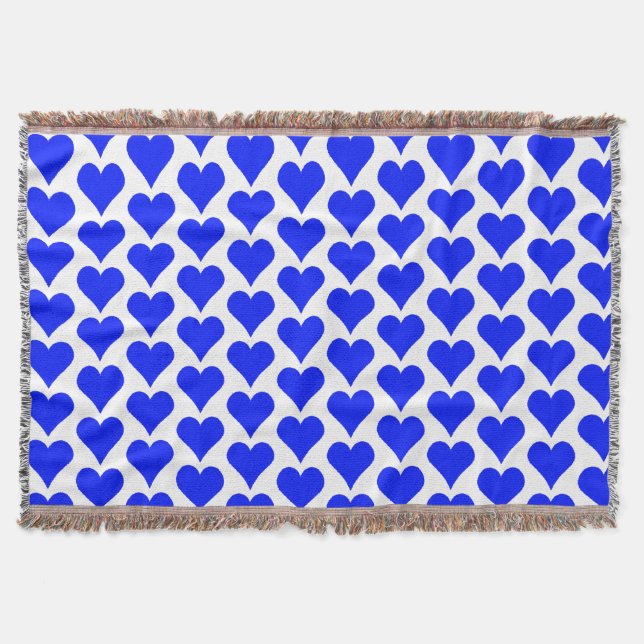Herz in Blau Decke (Vorderseite)