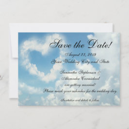 Herz in den Wolken Save the Date