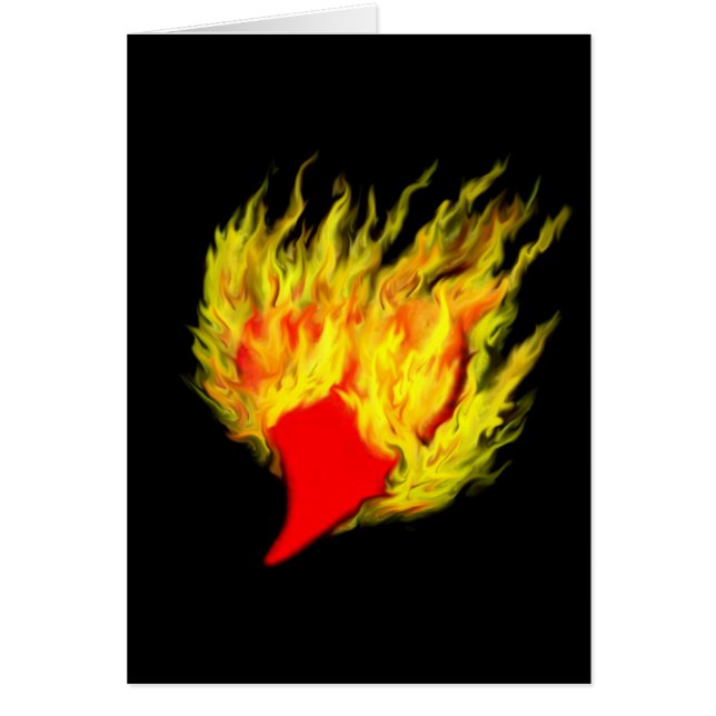 Herz in Flammen (Vorne)