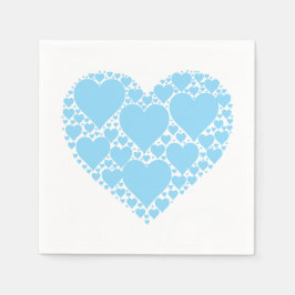 Herz in Heart Napkins Serviette
