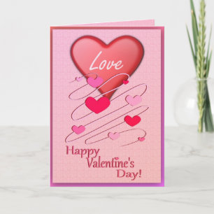 Herz in Liebe Feiertagskarte