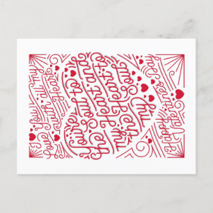 HERZ IN MEINEM SOUL / Valentinstag Postkarte