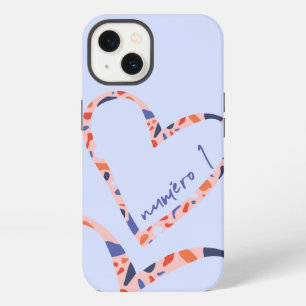 Herz iPhone-Hülle, Französisch, Blau, Luxus, Liebe iPhone 13 Hülle