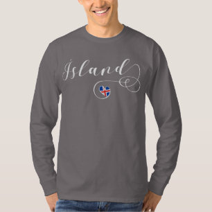 Herz Island Tee Shirt, Ísland