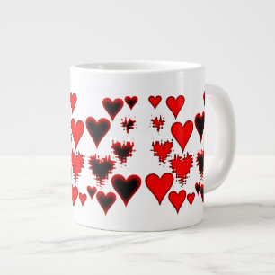 Herz Jumbo-Tasse