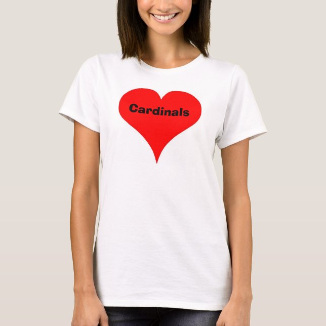 Herz, Kardinäle T-Shirt (Vorderseite)