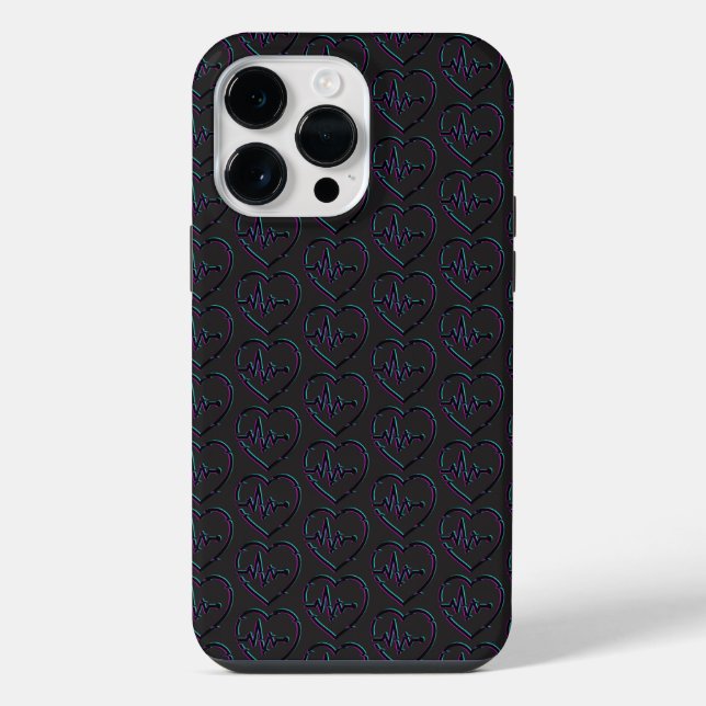 Herz-Karo iPhone / iPad Gehäuse Hülle (Rückseite)