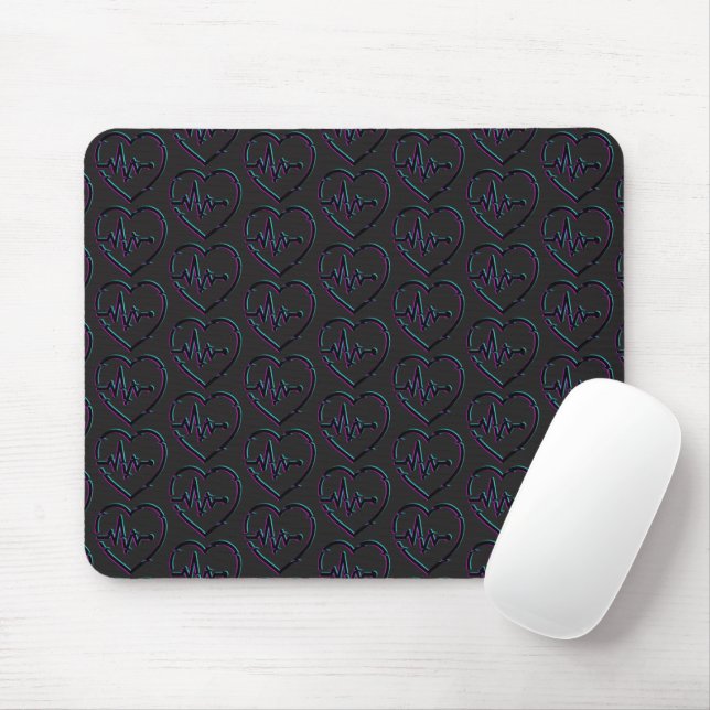 Herz Karo Mousepad (Mit Mouse)