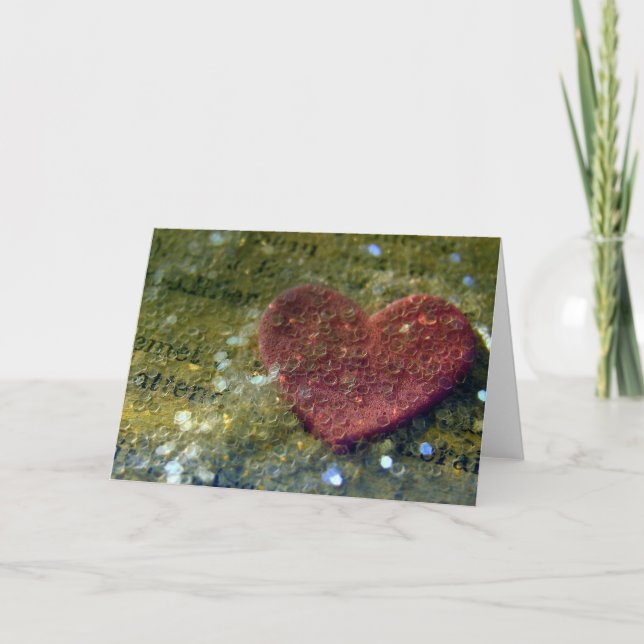 Herz Karte (Vorderseite)