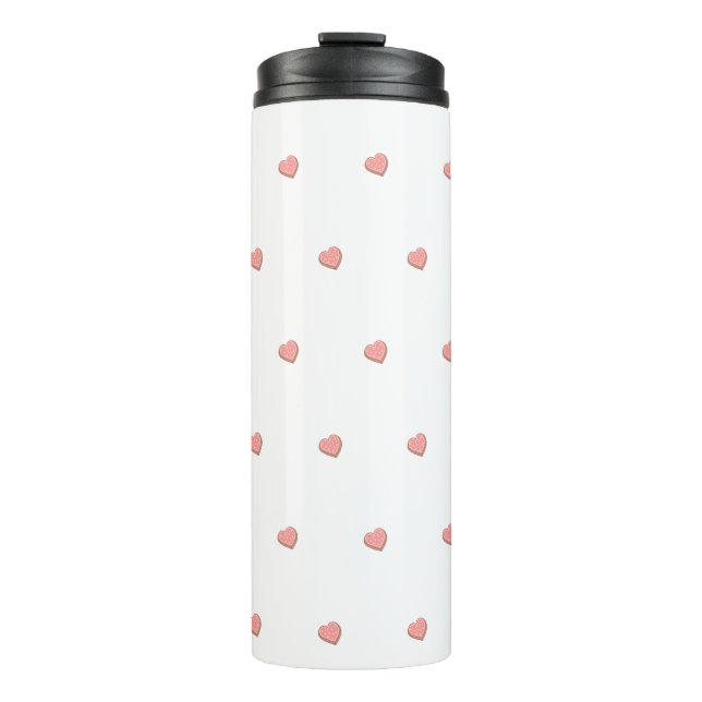Herz Kekse Thermosbecher (Vorderseite)