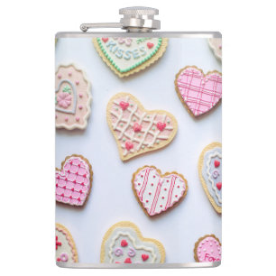 Herz-Kekse zum Valentinstag      Flachmann