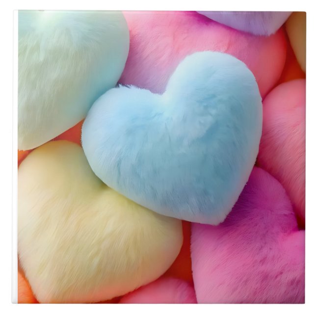 Herz-Keramik Tile Fliese (Vorderseite)