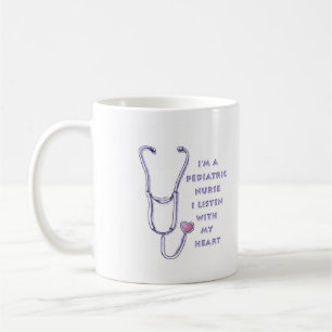 Herz-Kinderkrankenschwester Kaffeetasse